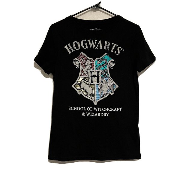 Harry Potter Hogwarts School Of Witchcraft And Wizardry Shirt Women Small - Picture 1 of 15